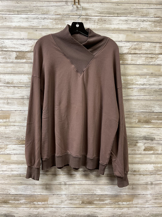 Sweatshirt Crewneck By Project Social Tee In Brown, Size:L