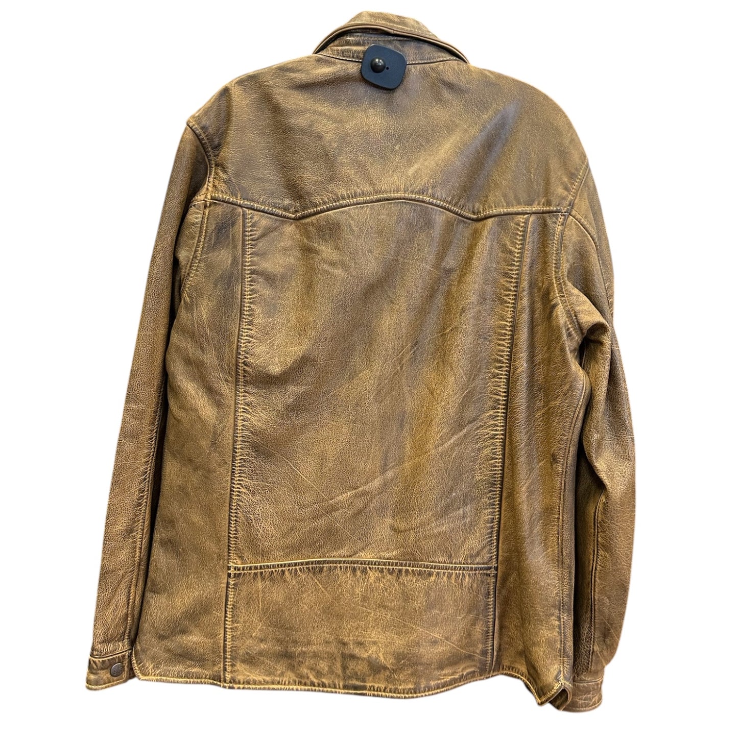 Jacket Leather By Cma In Brown, Size:Xl