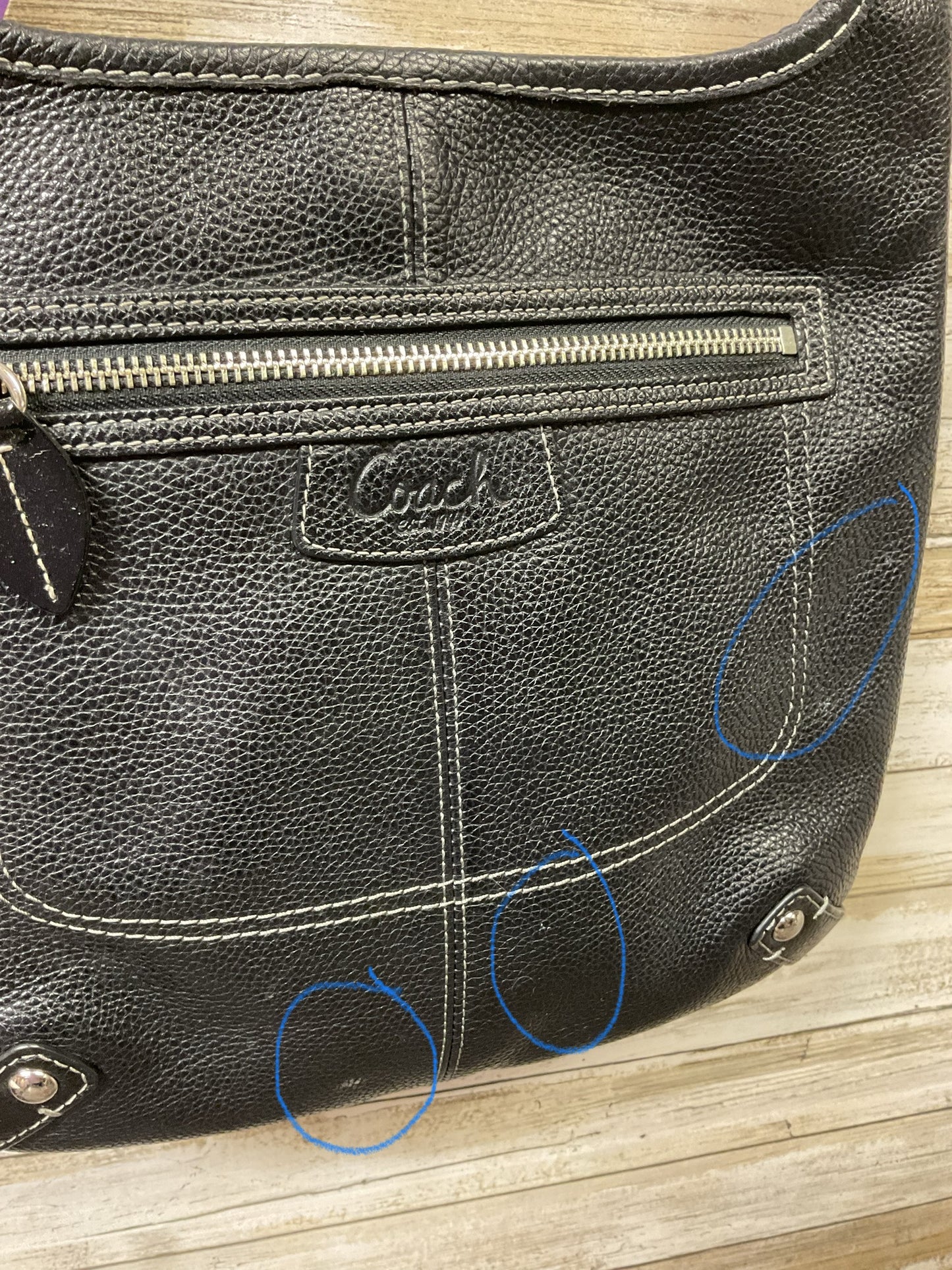 Crossbody Designer By Coach In Black, Size:Medium