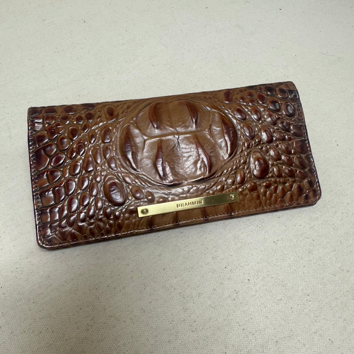Wallet Designer By Brahmin In Brown, Size:Medium