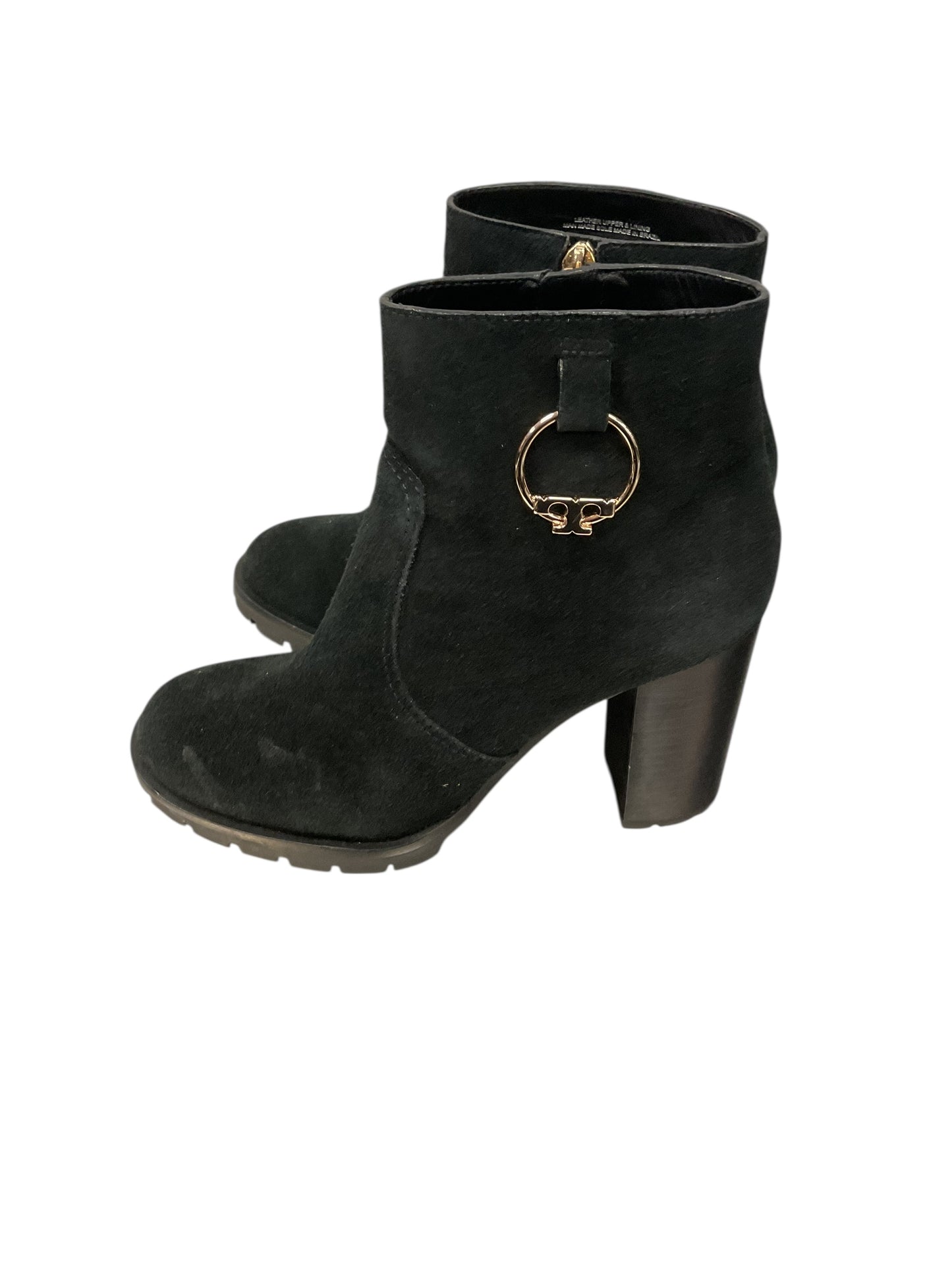 Boots Designer By Tory Burch In Black, Size:7