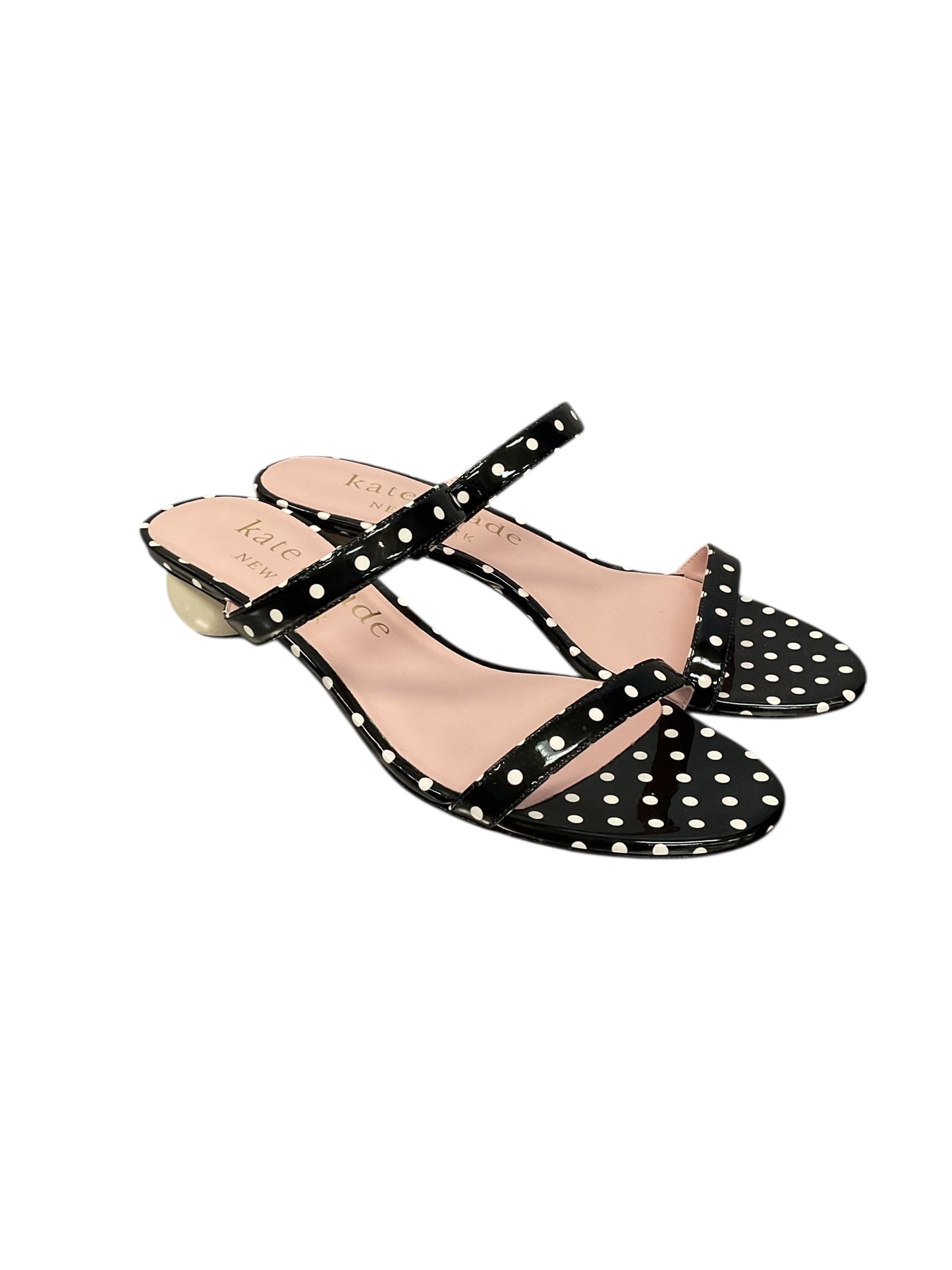 Shoes Designer By Kate Spade In Polkadot Pattern, Size:8