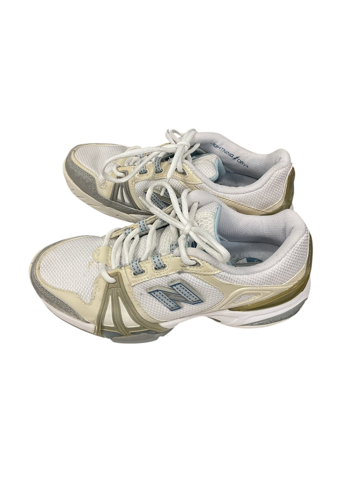 Shoes Athletic By New Balance In White, Size:6.5