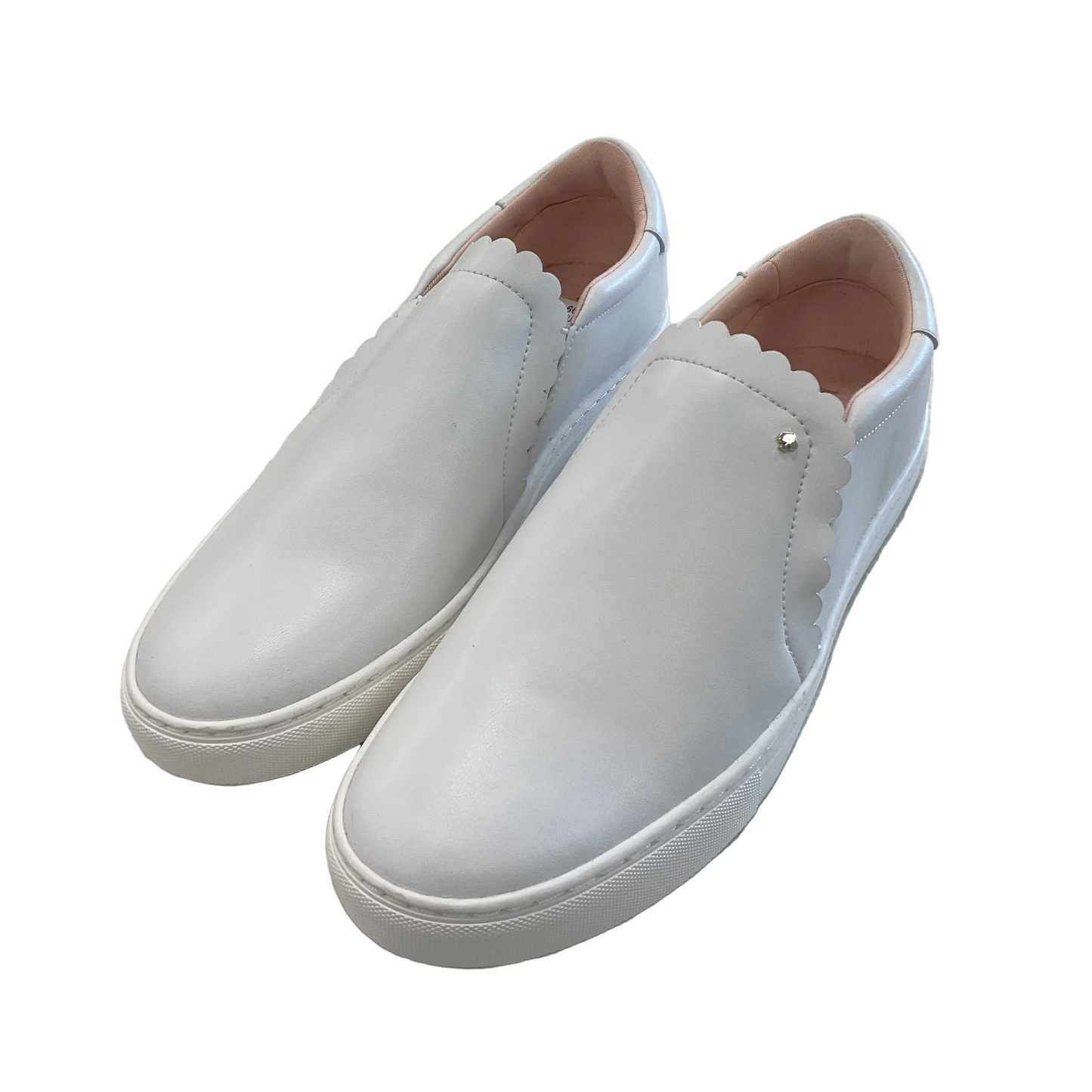 Shoes Designer By Kate Spade In White, Size:8.5