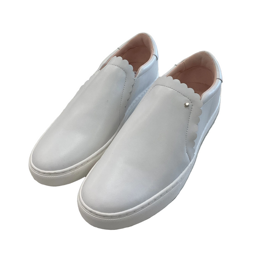 Shoes Designer By Kate Spade In White, Size:8.5