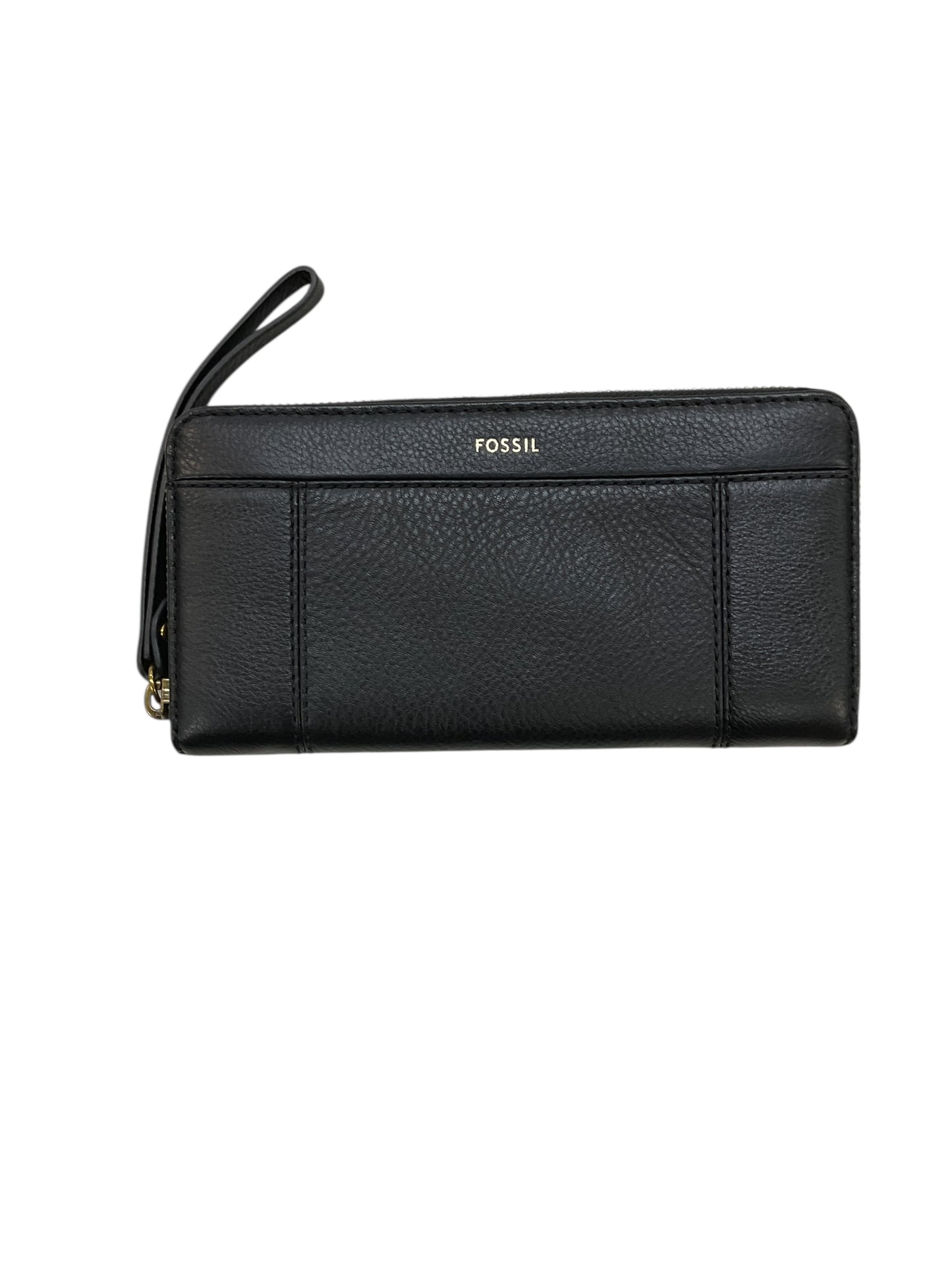 Wallet By Fossil In Black, Size:Large