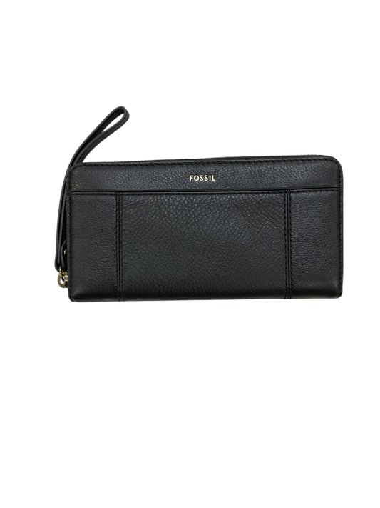 Wallet By Fossil In Black, Size:Large