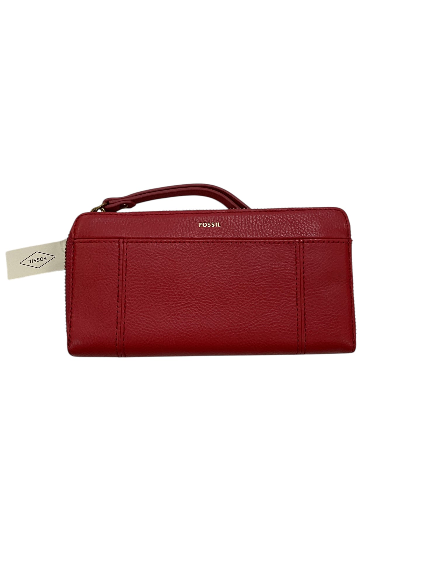 Wallet By Fossil In Red, Size:Large