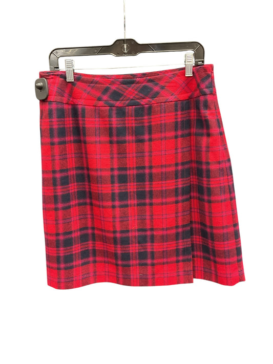 Skirt Midi By Talbots In Red, Size:10