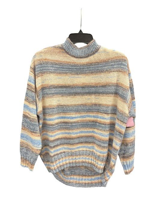 Sweater By Jessica Simpson In Blue & Tan, Size:Xs