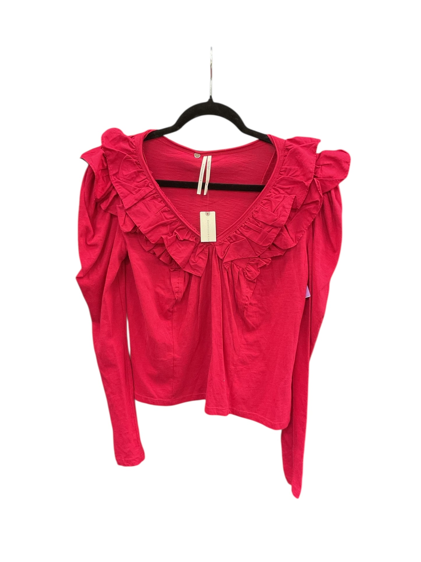 Top Ls By Anthropologie In Pink, Size:Xs