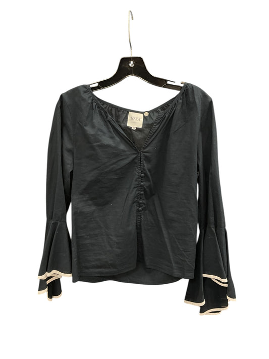 Top Ls Designer By Misa In Navy, Size:Xs