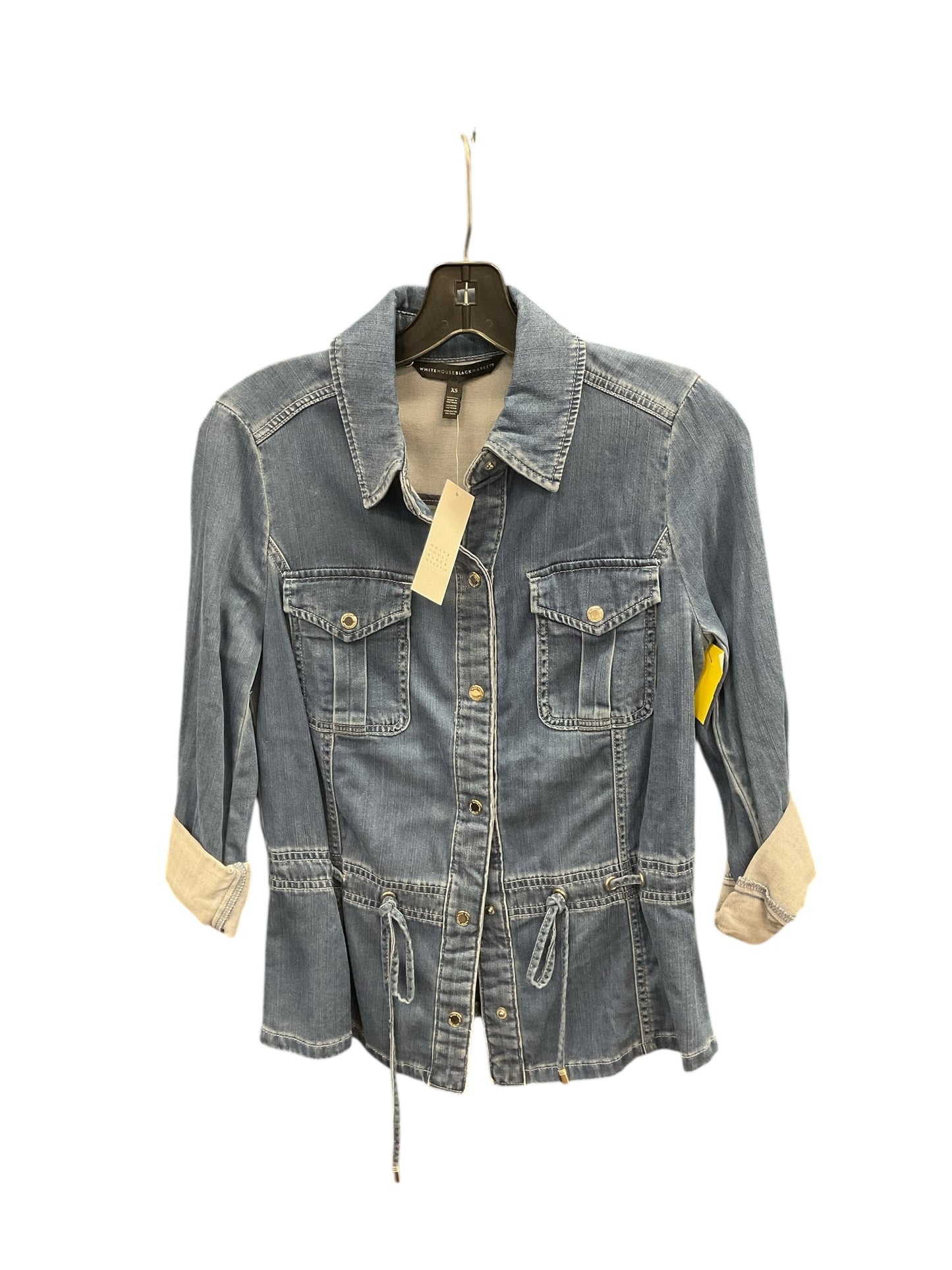 Top Ls By White House Black Market In Blue, Size:Xs