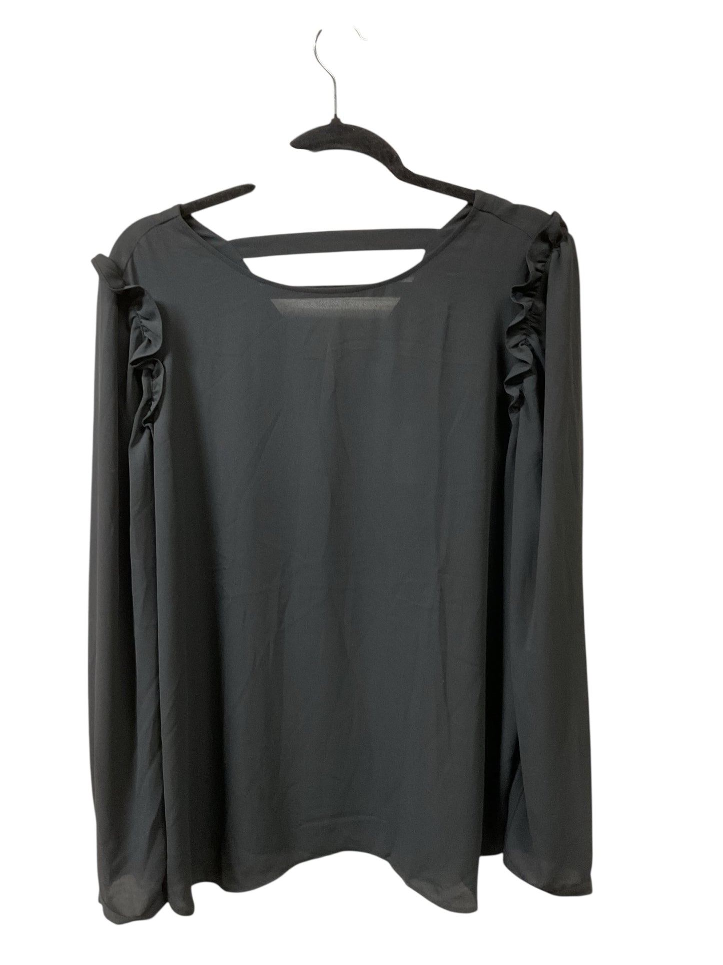 Top Ls By Loft In Black, Size:Xl