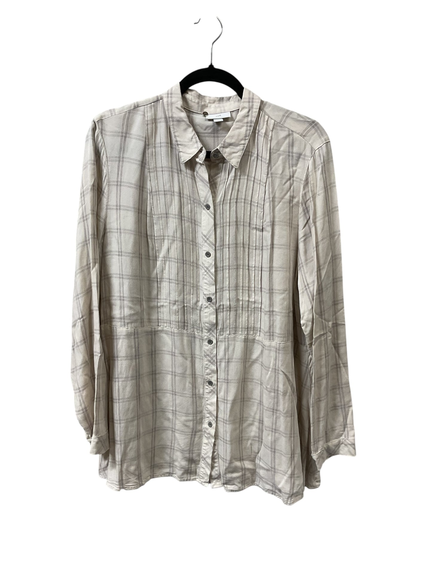 Top Ls By J. Jill In Tan, Size:L