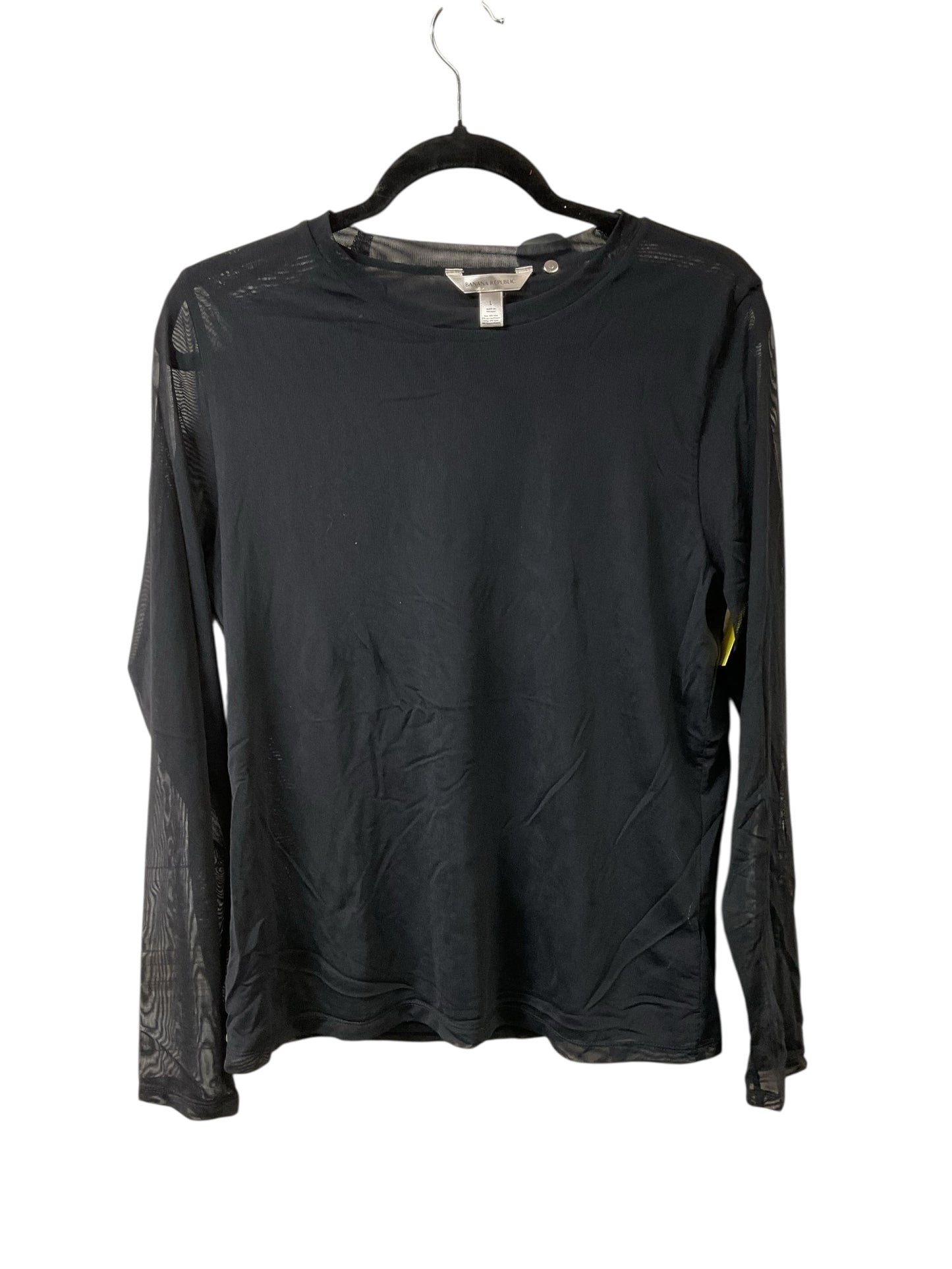 Top Ls By Banana Republic In Black, Size:L