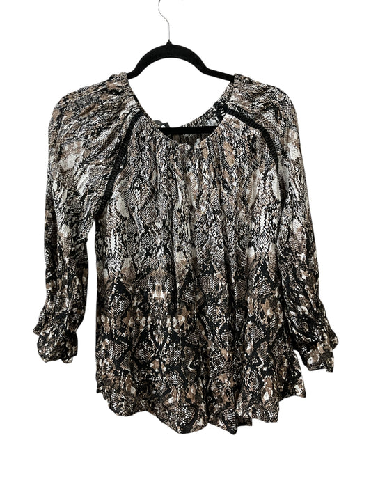 Top Ls By Inc In Snakeskin Print, Size:M