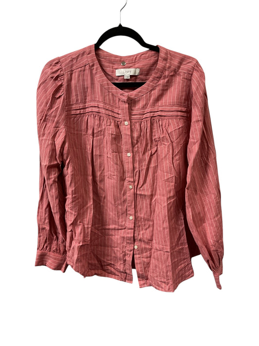 Top Ls By Loft In Pink, Size:L
