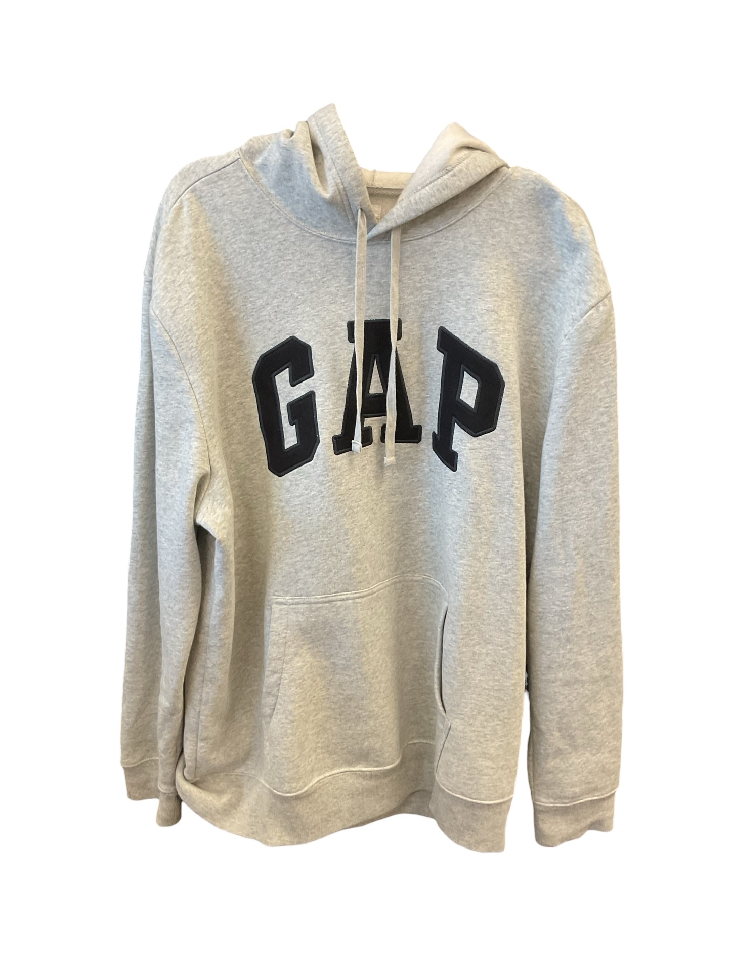 Sweatshirt Hoodie By Gap In Grey, Size:Xl