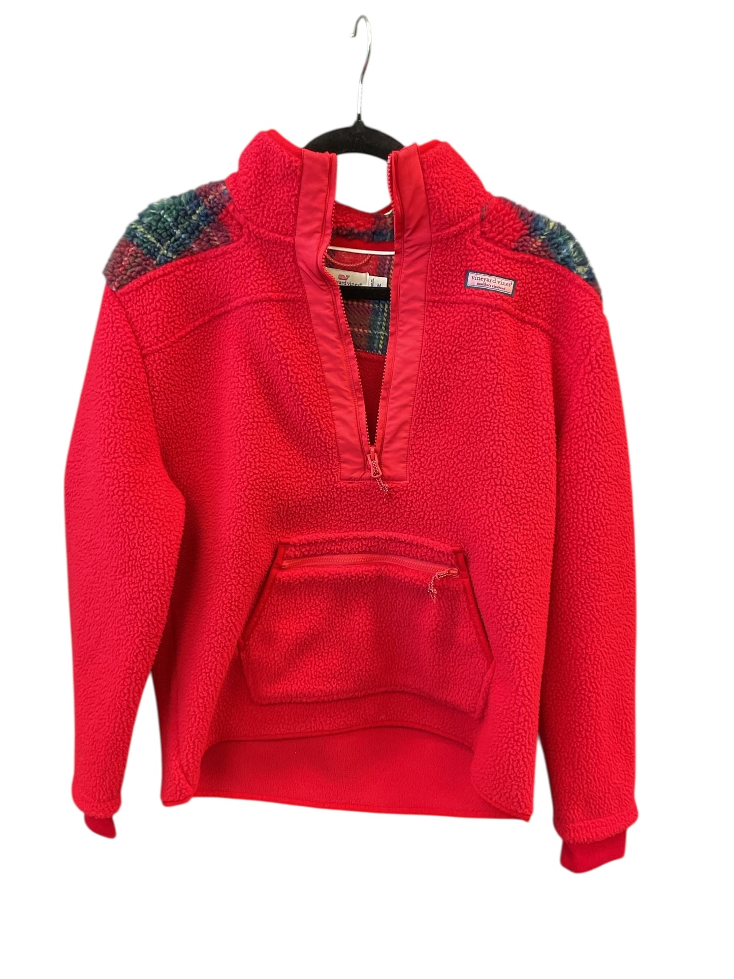 Sweatshirt Collar By Vineyard Vines In Red, Size:M