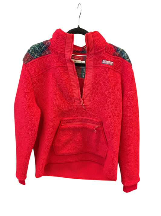 Sweatshirt Collar By Vineyard Vines In Red, Size:M