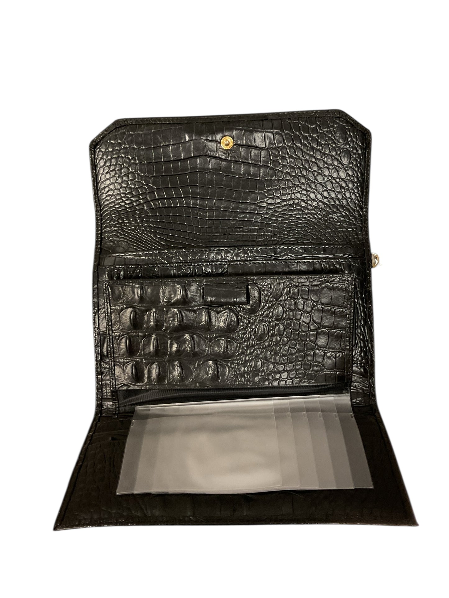 Wallet Designer By Brahmin In Black, Size:Large