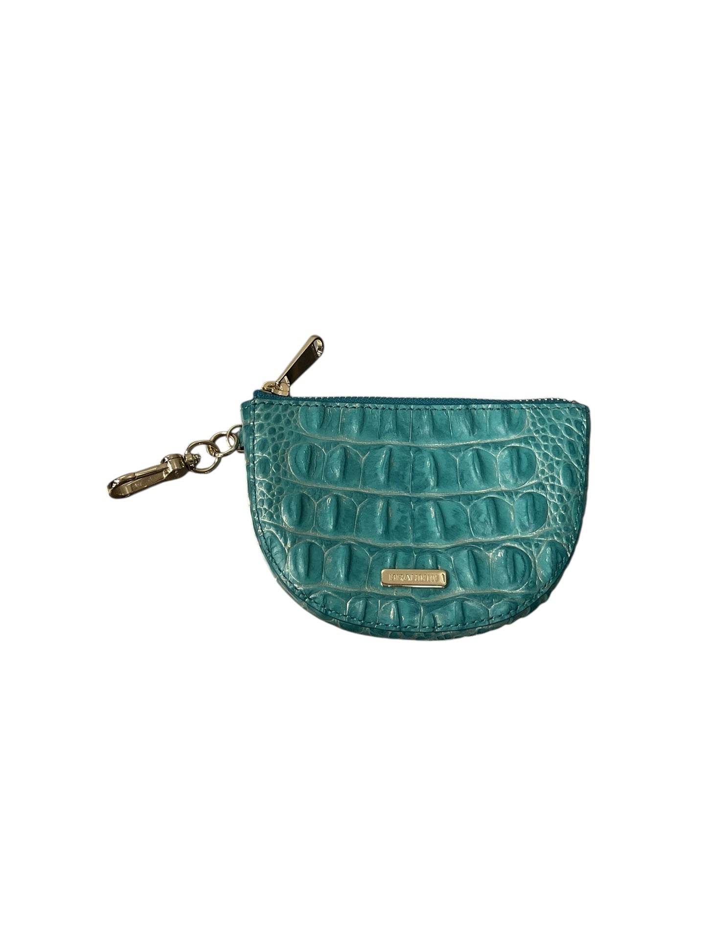 Coin Purse Designer By Brahmin In Blue, Size:Small