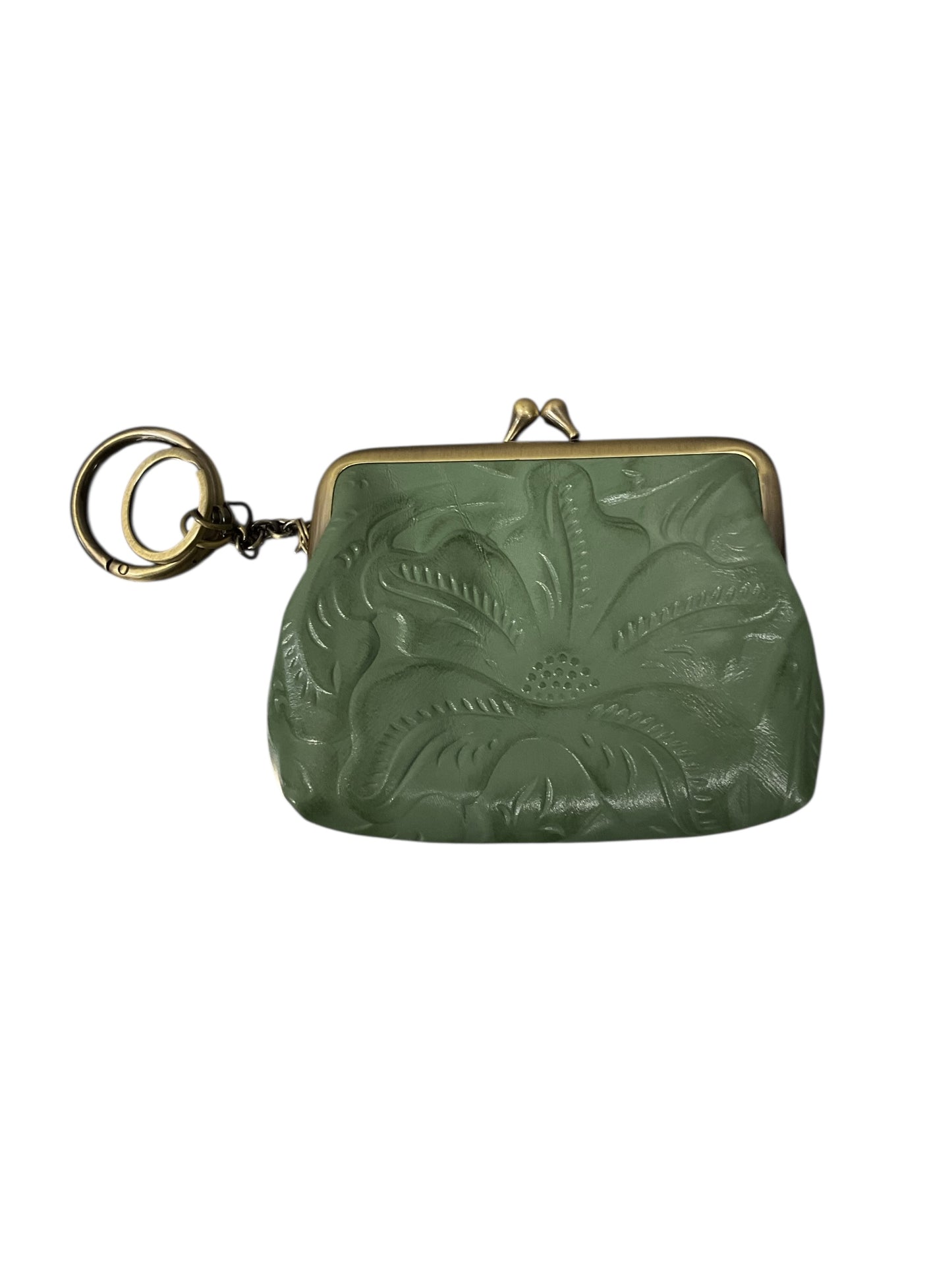 Coin Purse Designer By Patricia Nash In Green, Size:Small
