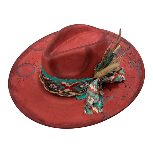 Hat Cowgirl By Clothes Mentor In Red