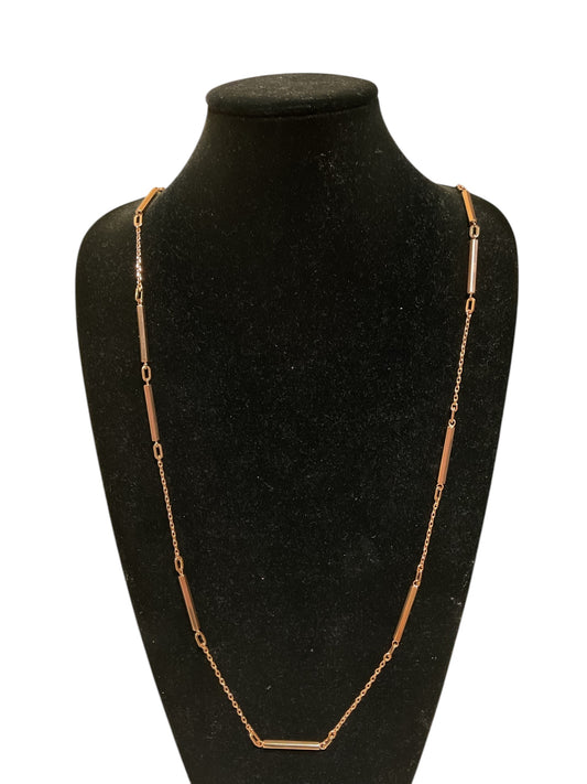 Necklace Chain By Henri Bendel In Rose Gold