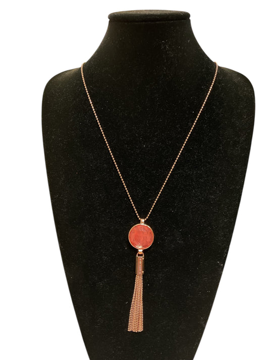 Necklace Pendant By Henri Bendel In Rose Gold
