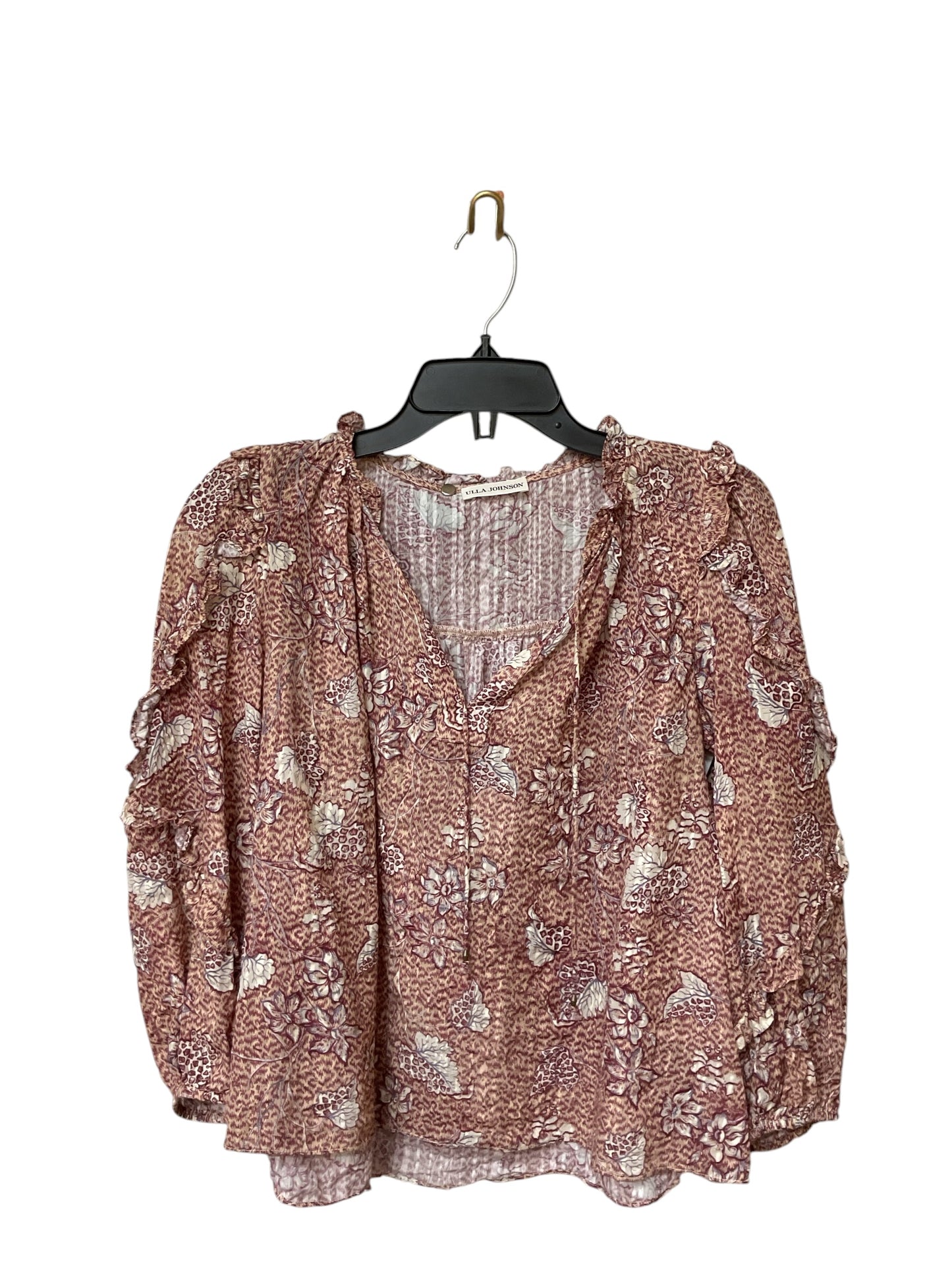 Top Ls By Ulla Johnson In Brown & Purple, Size:4