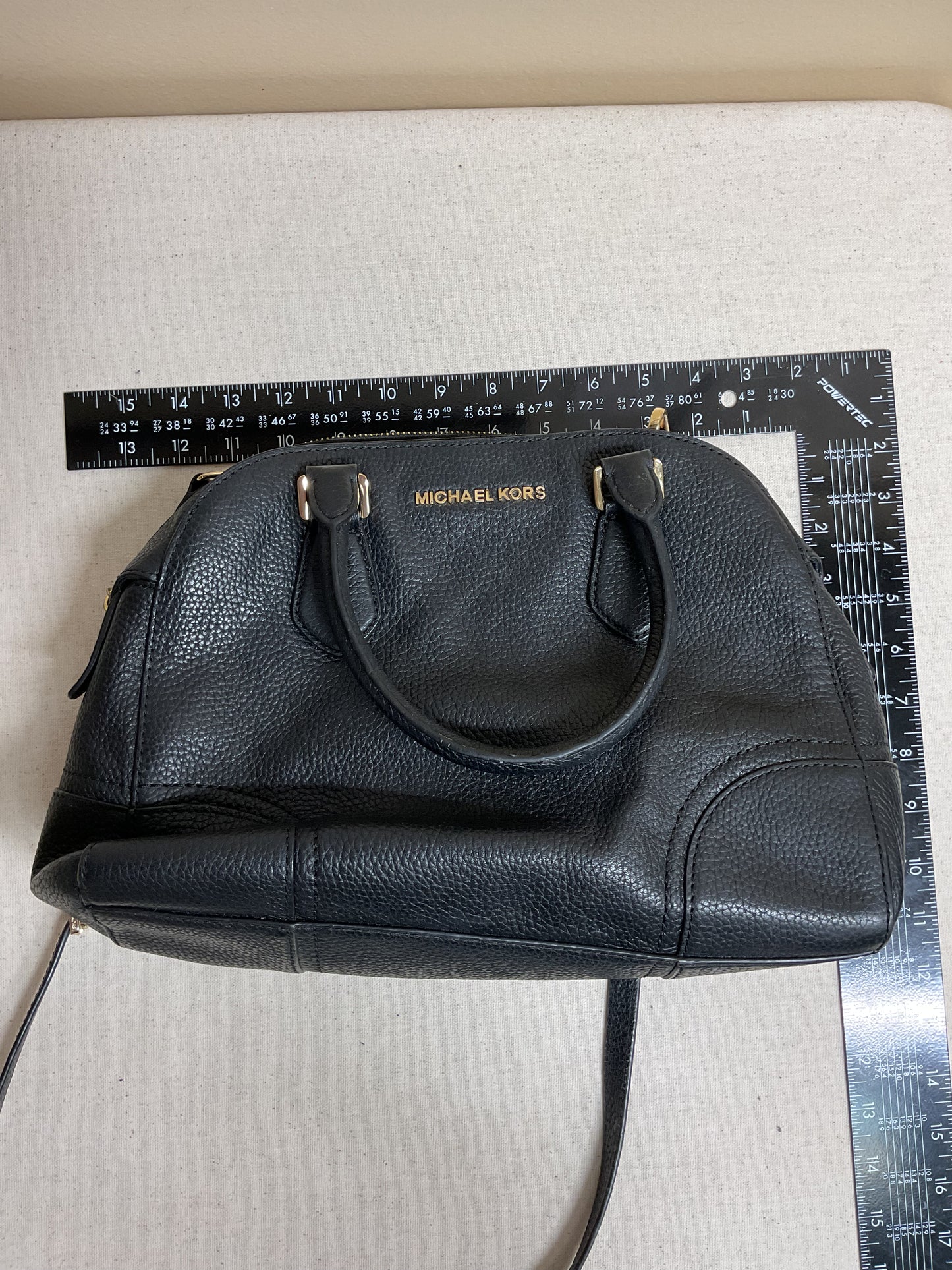 Handbag Designer By Michael Kors In Black, Size:Medium