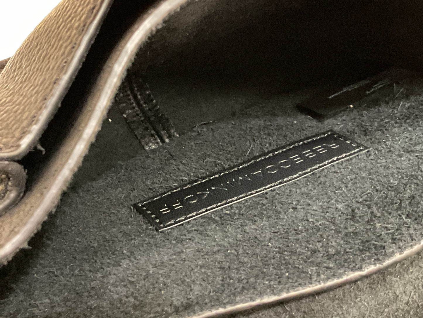 Crossbody Designer By Rebecca Minkoff In Black & Silver, Size:Small