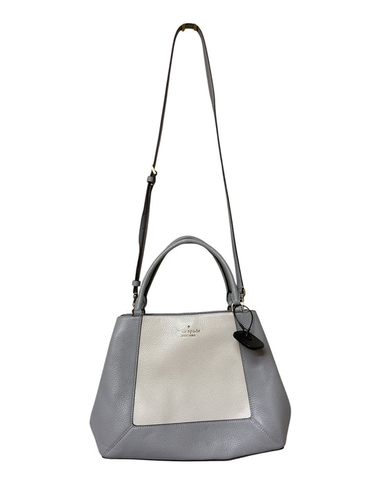 Handbag Designer By Kate Spade In Grey, Size:Medium