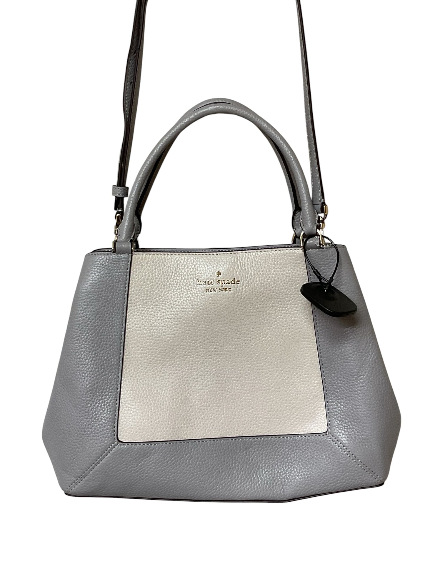 Handbag Designer By Kate Spade In Grey, Size:Medium