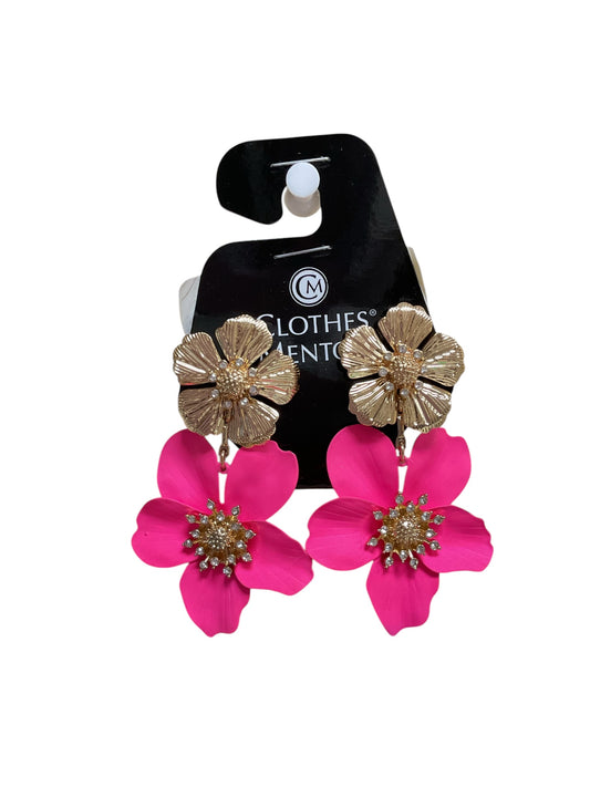 Earrings Designer By Lilly Pulitzer In Gold & Pink