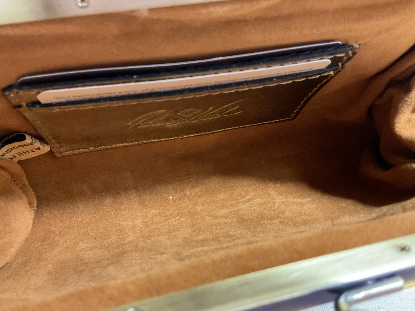 Wristlet Designer By Patricia Nash In Gold, Size:Small