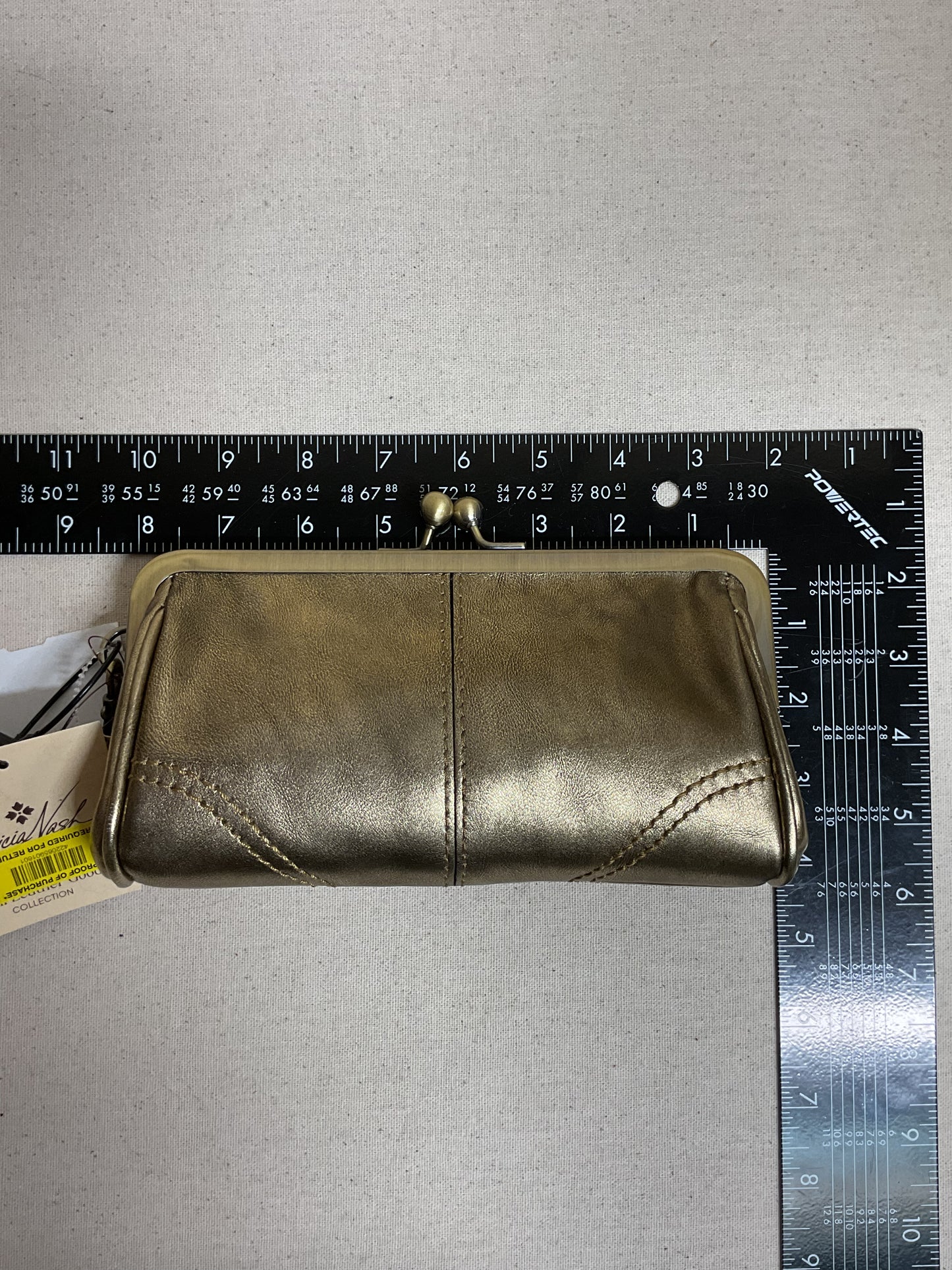 Wristlet Designer By Patricia Nash In Gold, Size:Small