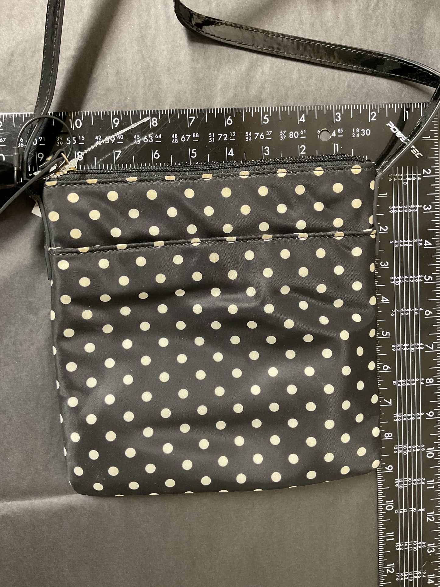 Crossbody Designer By Kate Spade In Polkadot Pattern, Size:Medium