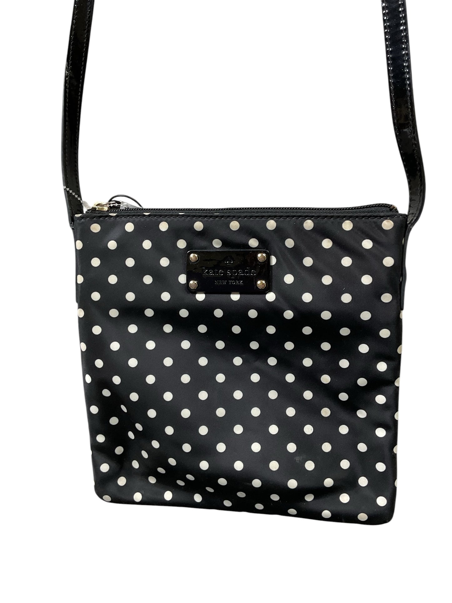 Crossbody Designer By Kate Spade In Polkadot Pattern, Size:Medium