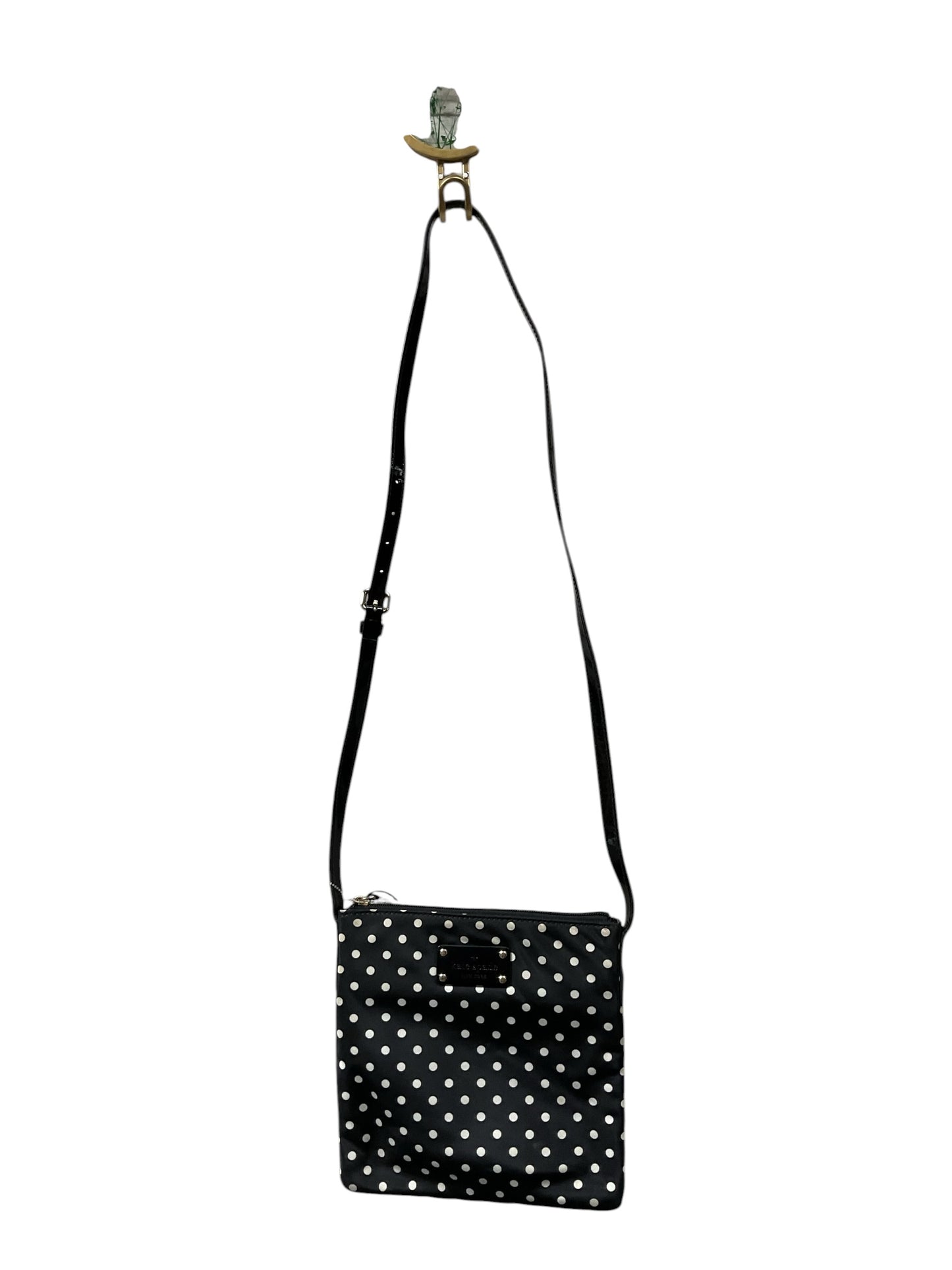Crossbody Designer By Kate Spade In Polkadot Pattern, Size:Medium