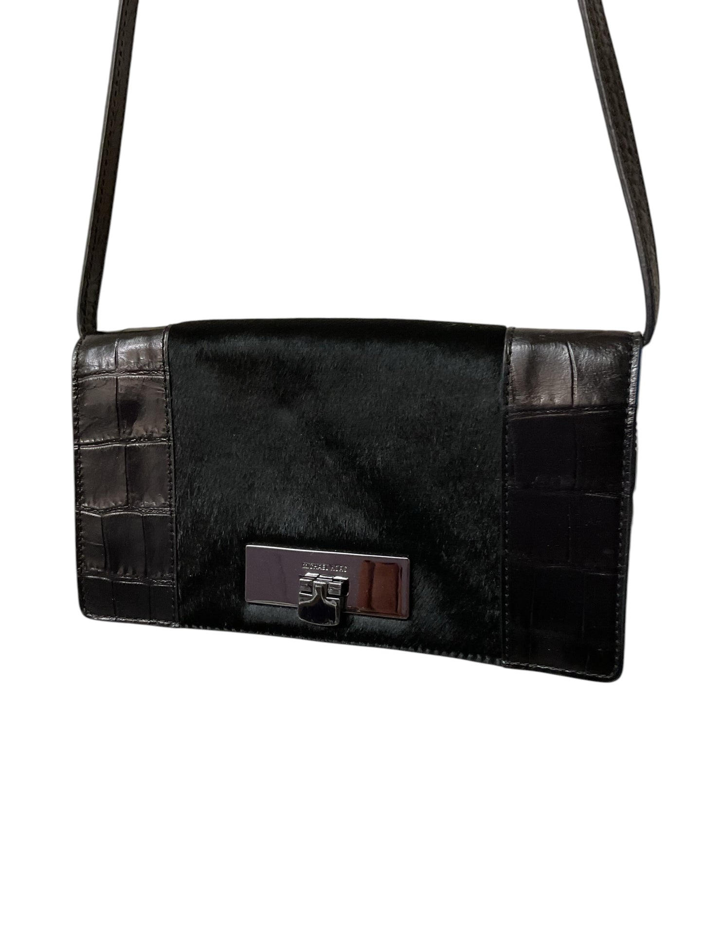 Crossbody Designer By Michael Kors In Black, Size:Small