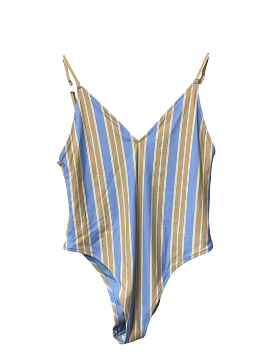 Swimsuit By Aerie In Blue & Brown, Size:M