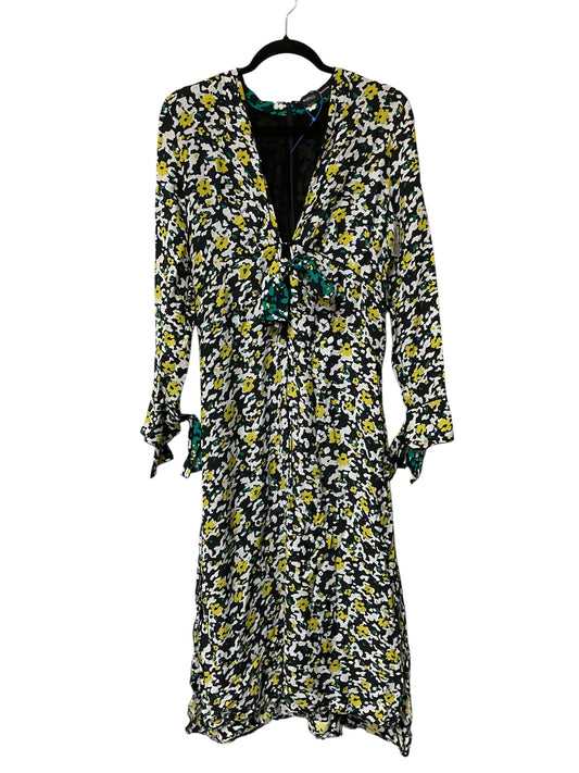 Dress Luxury Designer By Proenza-Schouler In Black & Green, Size:S