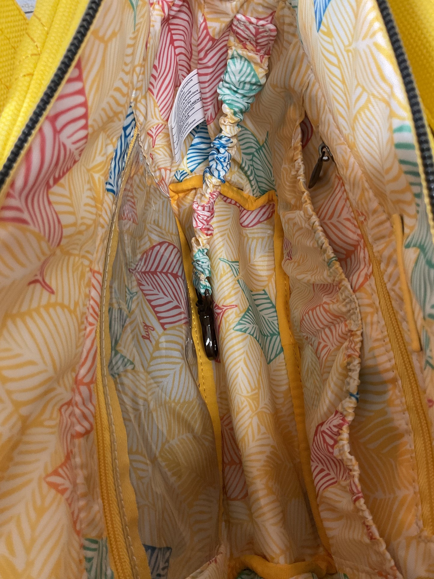 Handbag By Lug In Yellow, Size:Medium