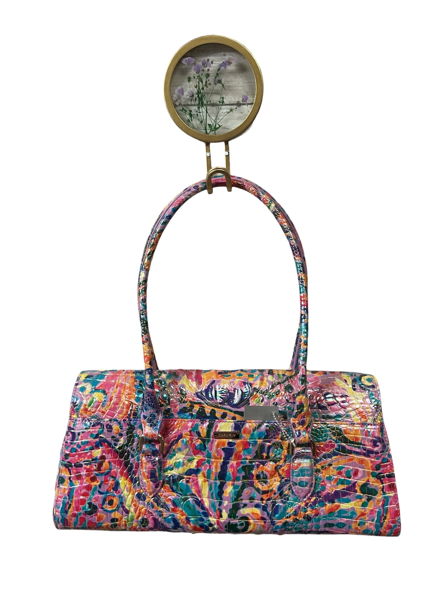 Handbag Designer By Brahmin In Multi, Size:Medium