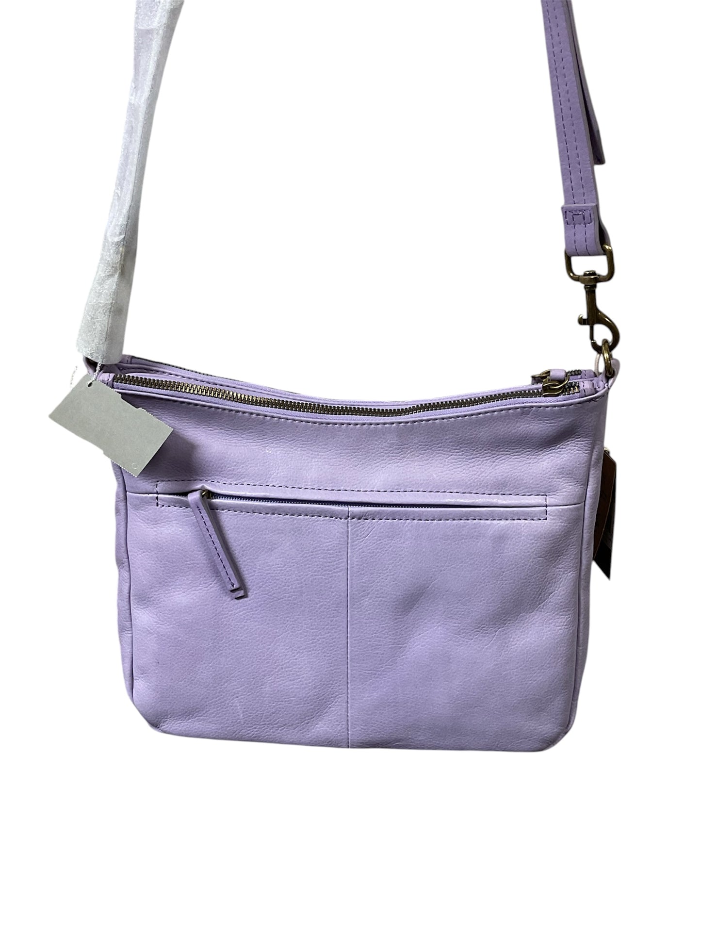 Handbag Leather By Cmc In Purple, Size:Medium