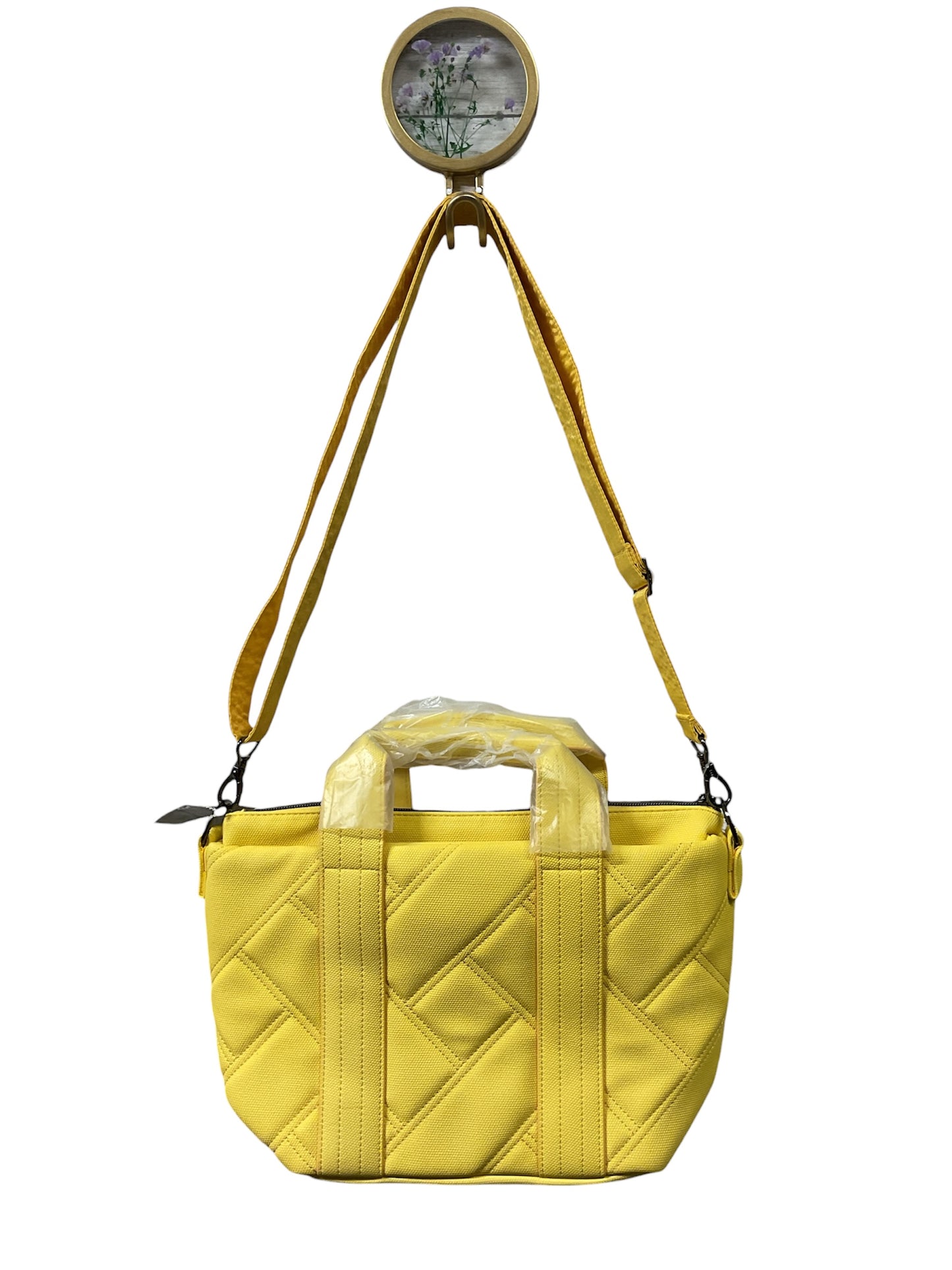 Handbag By Lug In Yellow, Size:Medium