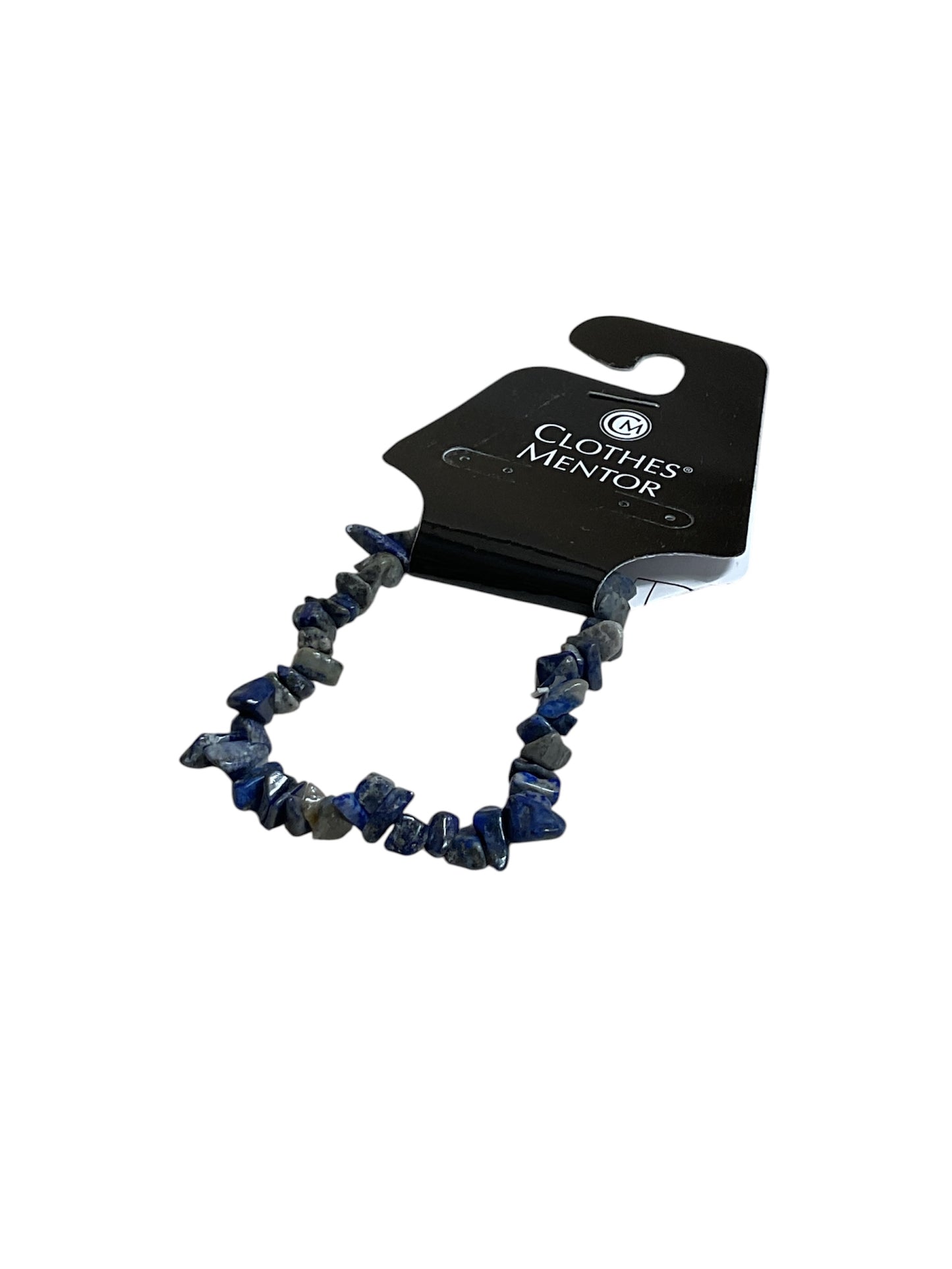 Bracelet Beaded By    Clothes Mentor In Blue & Grey
